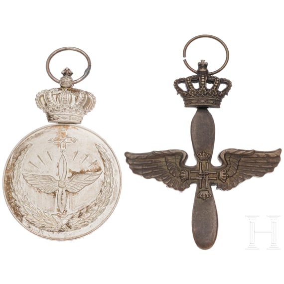 Zwei Auszeichnungen der griechischen Luftwaffe im 2. Weltkrieg