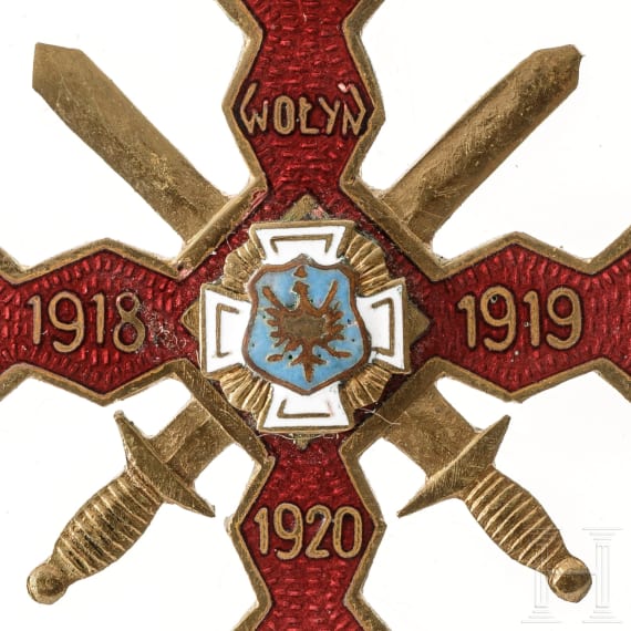 A Wolyn Cross with swords, 1st half of the 20th century
