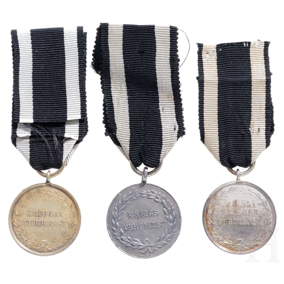 Drei Medaillen, Preußen