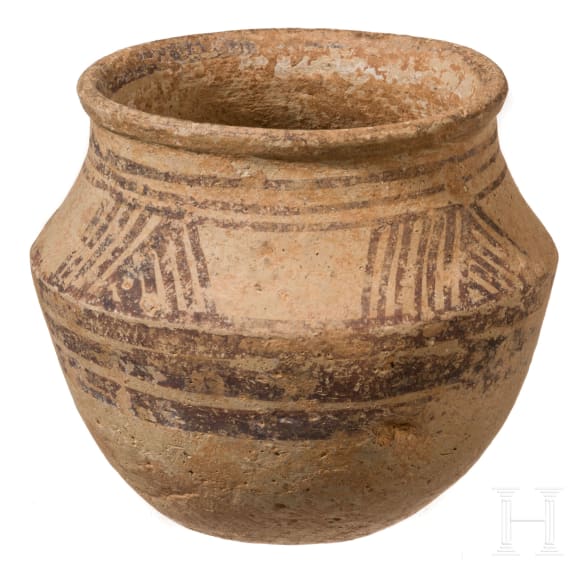 A painted terracotta cup, Tepe Giyan III, 3rd millennium B.C.