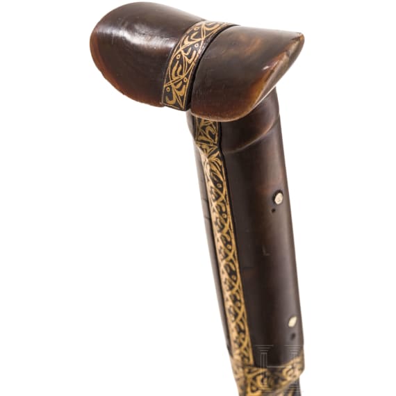 Bedeutender Luxus-Yatagan mit Wootz-Klinge, osmanisch, Ende 18. Jhdt.