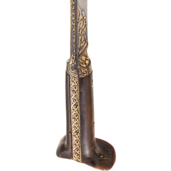 Bedeutender Luxus-Yatagan mit Wootz-Klinge, osmanisch, Ende 18. Jhdt.