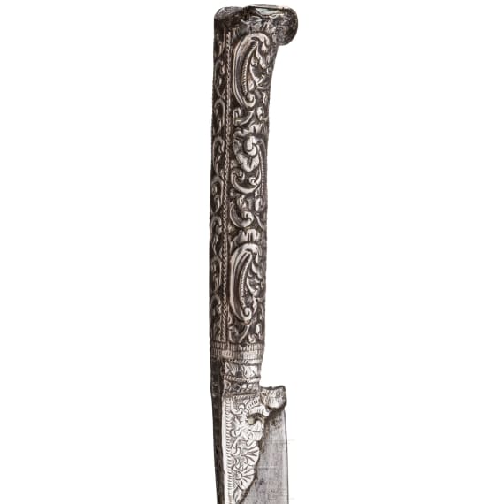 Silbermontierter Bicak, osmanisch, fr&uuml;hes 19. Jhdt.
