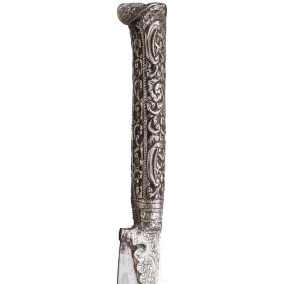 Silbermontierter Bicak, osmanisch, fr&uuml;hes 19. Jhdt.
