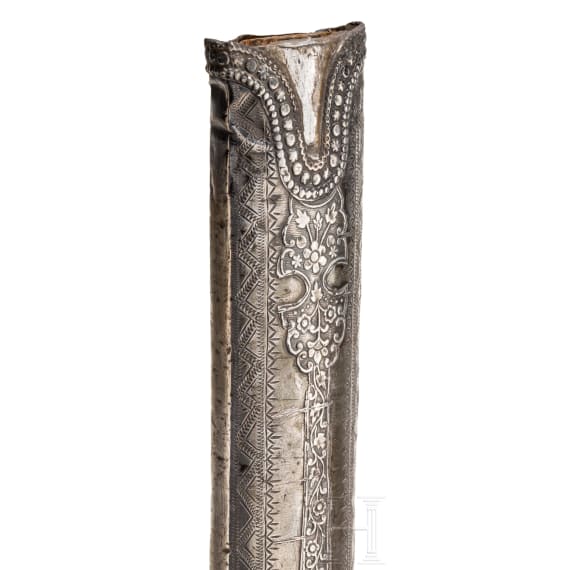 Silbermontierter Saif, Arabische Halbinsel, um 1900