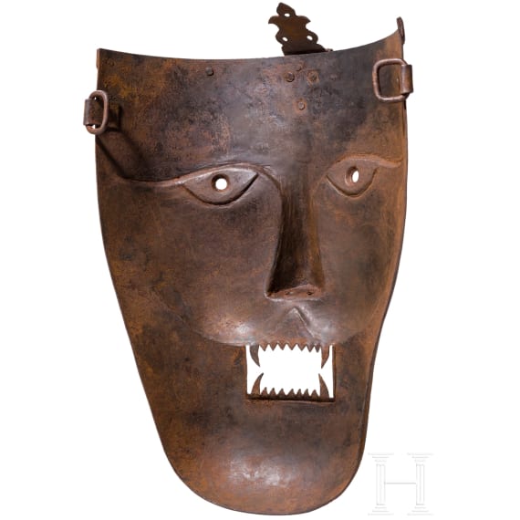 Maskenvisier, indopersisch, 19. Jhdt.