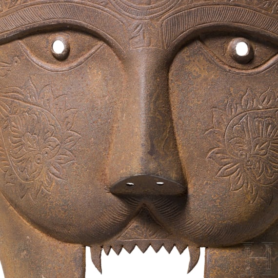 Maskenvisier, indopersisch, 19. Jhdt.