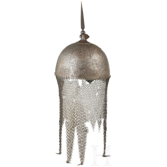 Kulah Khud und Sipar (Rundschild), Persien, 19. Jhdt.