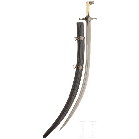 Shamshir mit Wootz-Klinge, Persien, um 1800
