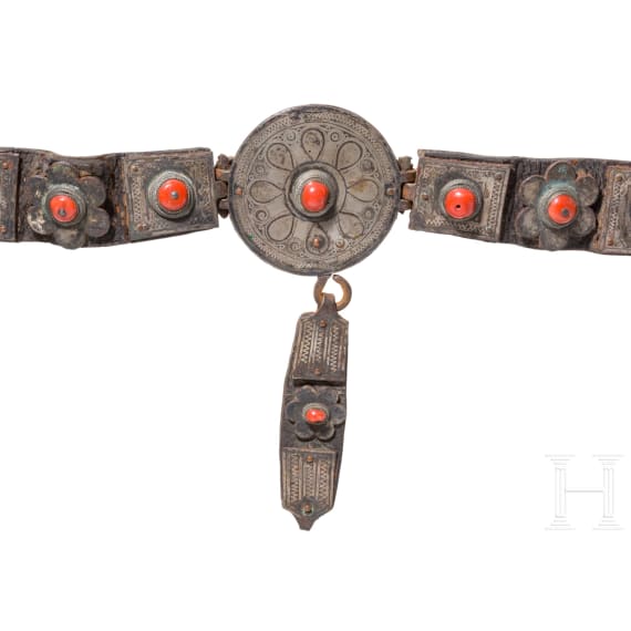 Prunkg&uuml;rtel, Tibet, 19. Jhdt.