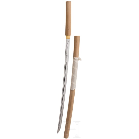 Shinto Katana in Shirasaya, Japan, um 1650