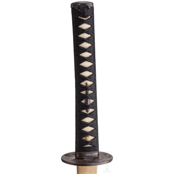 Katana-Klinge in Shirasaya und passende Koshirae, Japan, Edo-Periode