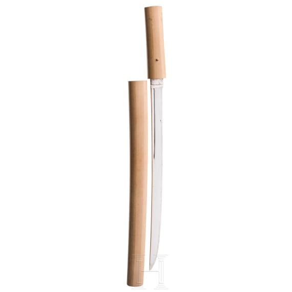 Wakizashi-Klinge in Shirasaya, Japan, Ende Muromachi-Periode