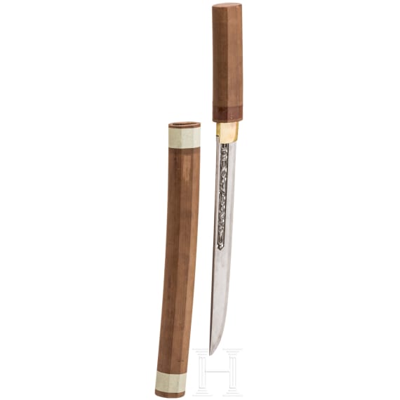 Wakizashi in Shirasaya, Japan, 18. Jhdt.
