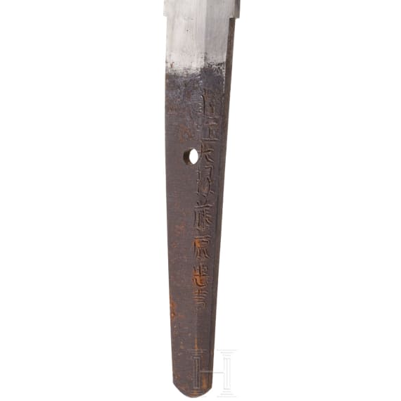 Wakizashi in Shirasaya, Japan, um 1720