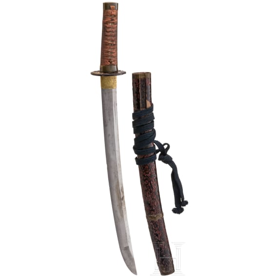 Schweres Wakizashi, Japan, 2. H&auml;lfte Edo-Periode