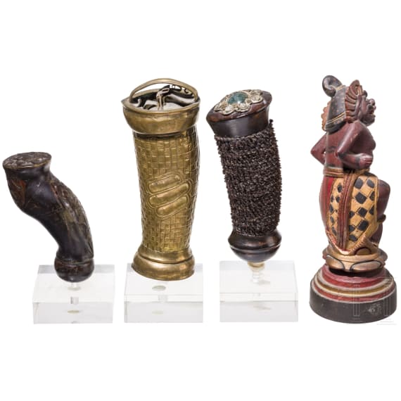 Sammlung Krisgriffe, Indonesien, 19./20. Jhdt.
