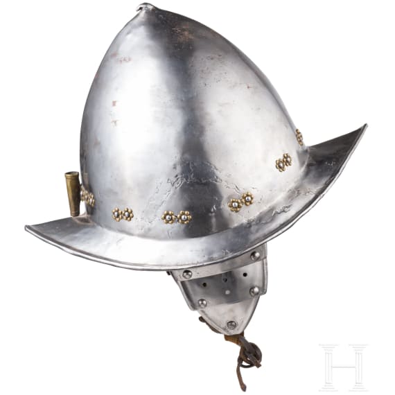 Birnmorion mit Wangenklappen, deutsch oder fl&auml;misch, um 1600