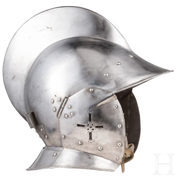 Blanke Sturmhaube, Schweiz, um 1600