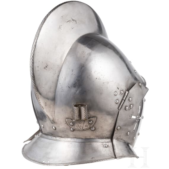 Blanke Sturmhaube, Schweiz, um 1600