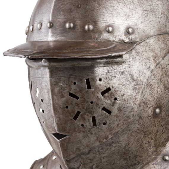 K&uuml;rassierhelm, fl&auml;misch, Anfang 17. Jhdt.