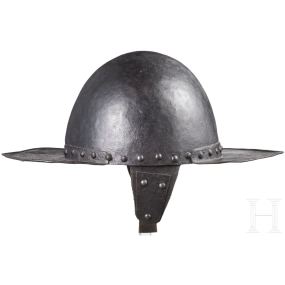 Kugelfester Sappeurhelm, deutsch, 17./18. Jhdt.