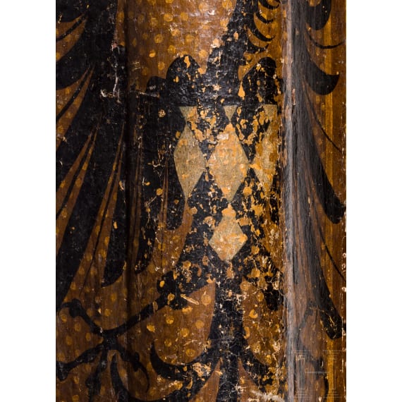 Handtartsche mit Wappen der Stadt Schongau, s&uuml;ddeutsch, sp&auml;tes 15. Jhdt.
