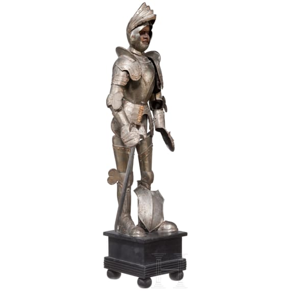 Miniaturharnisch, deutsch, 19. Jhdt.