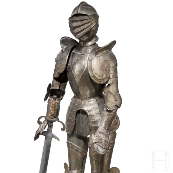 Miniaturharnisch, deutsch, 19. Jhdt.