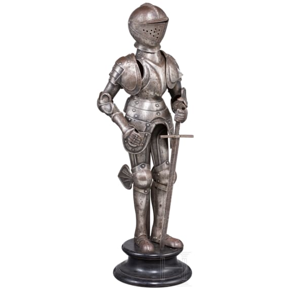 Miniaturharnisch, deutsch, 19. Jhdt.