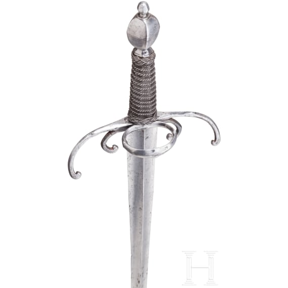 Linkhanddolch mit Krabbengef&auml;&szlig;, Italien, um 1630