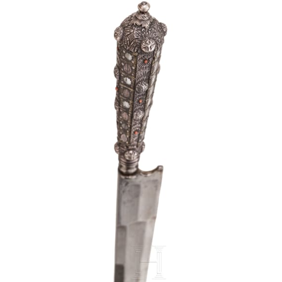 Bedeutendes silbermontiertes Dolchmesser, Ligurien, 18. Jhdt.