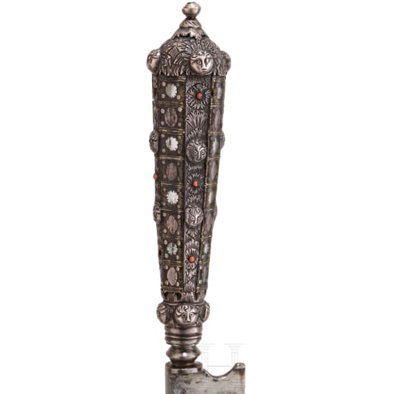 Bedeutendes silbermontiertes Dolchmesser, Ligurien, 18. Jhdt.