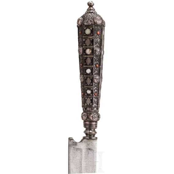 Bedeutendes silbermontiertes Dolchmesser, Ligurien, 18. Jhdt.