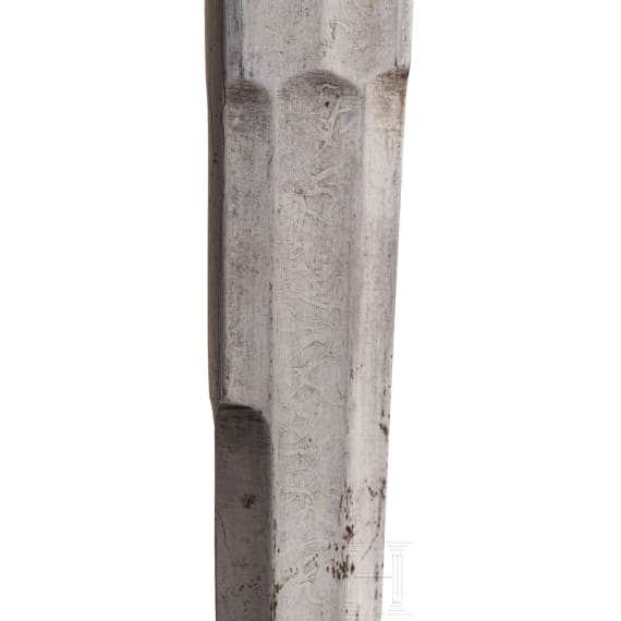 Bedeutendes silbermontiertes Dolchmesser, Ligurien, 18. Jhdt.