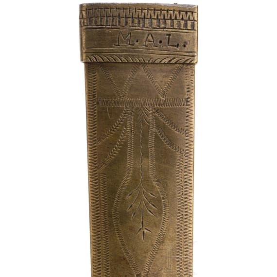 Bedeutendes silbermontiertes Dolchmesser, Ligurien, 18. Jhdt.