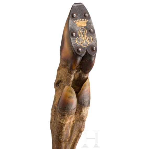 Ge&auml;tzter jagdlicher Dolch, LePage &agrave; Paris, datiert 1848