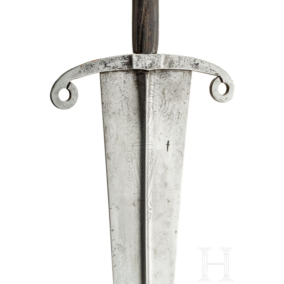 Bedeutendes ritterliches Stechschwert, Venedig, um 1490