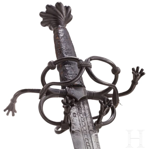 Ritterliches Schwert zu anderthalb Hand, s&uuml;ddeutsch, um 1530