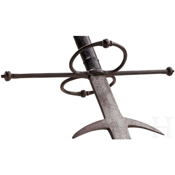 Kampf-Bidenh&auml;nder mit geflammter Klinge, Schweiz, um 1580
