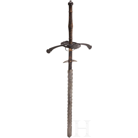 Bidenh&auml;nder mit geflammter Klinge, &Ouml;sterreich, um 1580