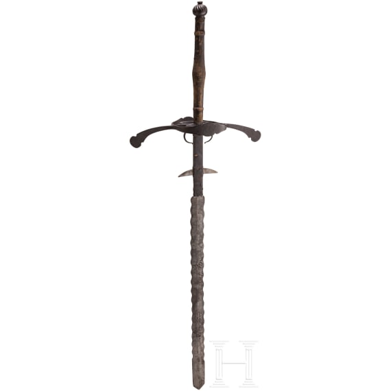 Bidenh&auml;nder mit geflammter Klinge, &Ouml;sterreich, um 1580