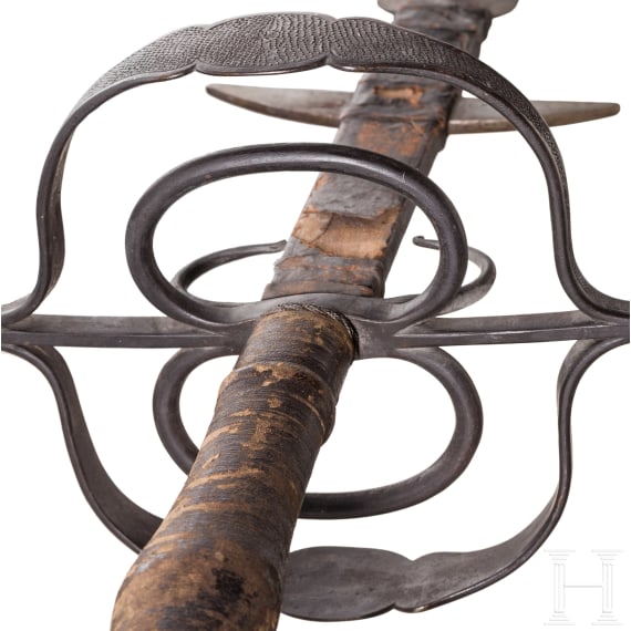 Bidenh&auml;nder mit geflammter Klinge, &Ouml;sterreich, um 1580