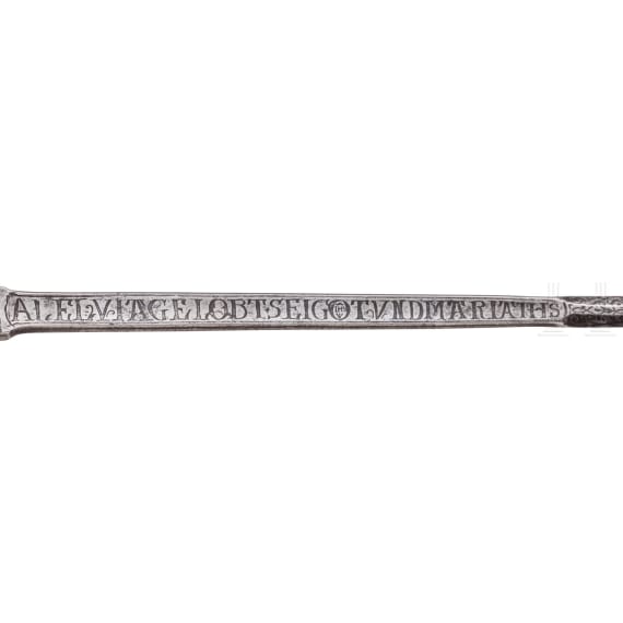 Degen mit ge&auml;tzter Klinge, deutsch, um 1600