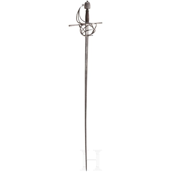 Milit&auml;risches Rapier, deutsch, um 1610