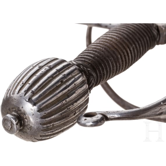 Milit&auml;risches Rapier, deutsch, um 1610