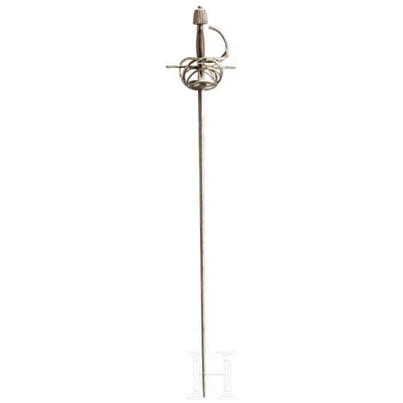 Milit&auml;risches Rapier, deutsch, um 1610