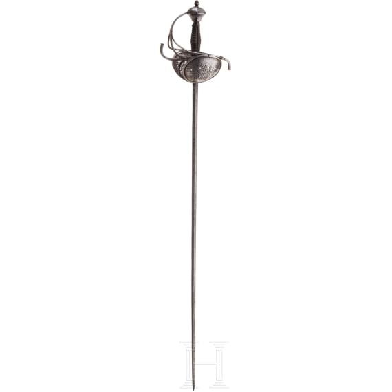 Pappenheimer-Rapier mit Piccinino-Klinge, deutsch oder Italien, um 1620