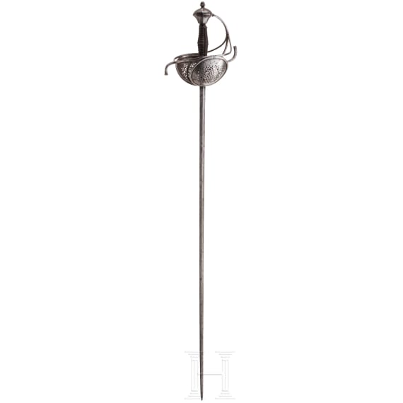 Pappenheimer-Rapier mit Piccinino-Klinge, deutsch oder Italien, um 1620