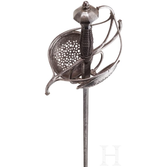 Pappenheimer-Rapier mit Piccinino-Klinge, deutsch oder Italien, um 1620